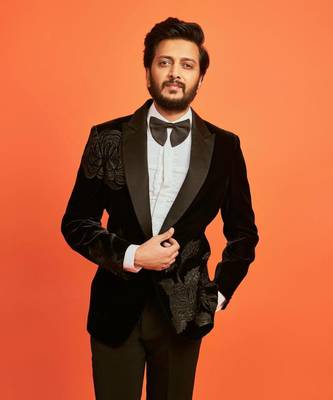 Black velvet embroidered tuxedo 4