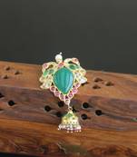 Designer gold plated kempu pendant