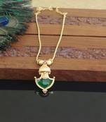Kerala traditional gold plated temple palakka necklace