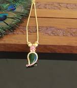 Kerala traditional gold plated mango palakka necklace