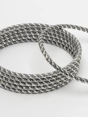 Women set of 12 silver-toned german silver oxidised bangles 4