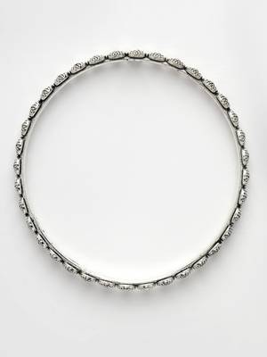 Women set of 4 silver-toned german silver oxidised bangles 5