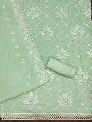 Green Cotton Dress 2