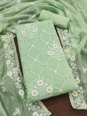 Green Cotton Dress 1