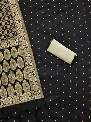 Black Cotton Dress Materials 2