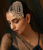 Gold tone polki passa