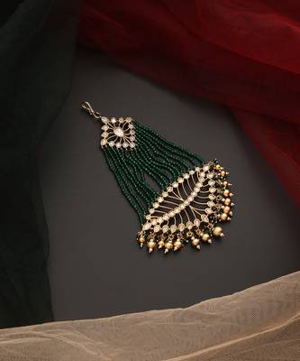 Green gold tone polki passa 2