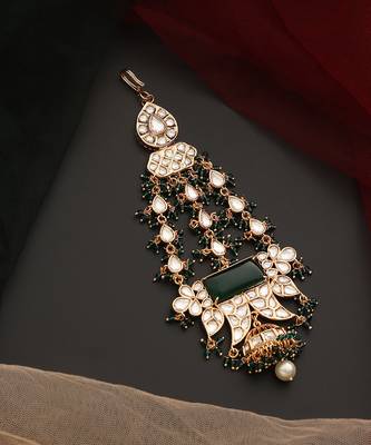 Green gold tone polki passa 2