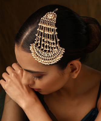 Gold tone polki passa 1