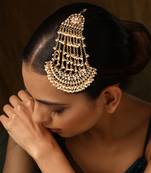 Gold tone polki passa