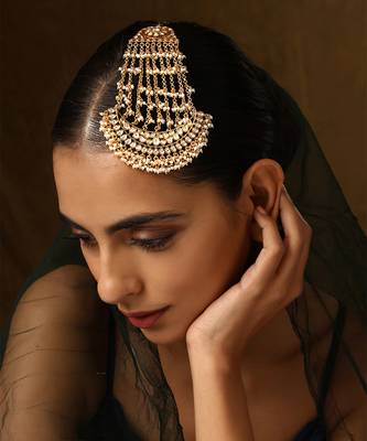 Gold tone polki passa 3