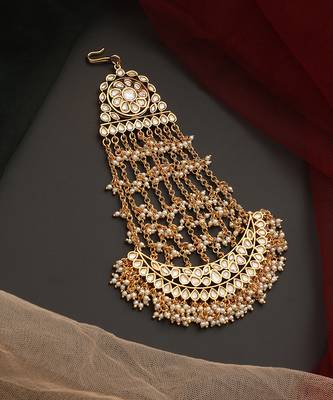 Gold tone polki passa 4