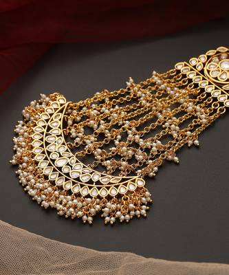 Gold tone polki passa 5