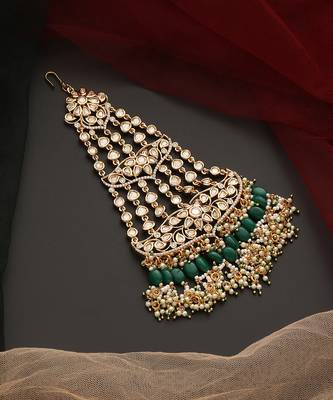 Green gold tone polki passa 4