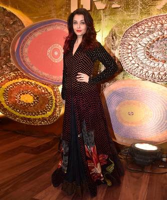 Black embroidered  long jacket 1