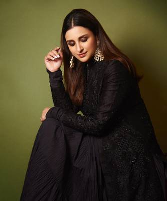 Black embroidered long jacket 2
