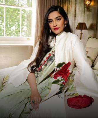 Ivory embroidered long jacket 2