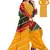 Unstitched printed crepe kurta & patiyala dress material with top, bottom & dupatta