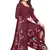 Unstitched printed crepe kurta & patiyala dress material with top, bottom & dupatta