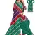 Unstitched printed crepe kurta & patiyala dress material with top, bottom & dupatta