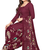 Unstitched printed crepe kurta & patiyala dress material with top, bottom & dupatta