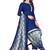 Unstitched printed crepe kurta & patiyala dress material with top, bottom & dupatta