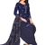 Unstitched printed crepe kurta & patiyala dress material with top, bottom & dupatta