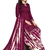 Unstitched printed crepe kurta & patiyala dress material with top, bottom & dupatta