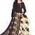 Unstitched printed crepe kurta & patiyala dress material with top, bottom & dupatta