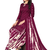 Unstitched printed crepe kurta & patiyala dress material with top, bottom & dupatta
