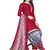 Unstitched printed crepe kurta & patiyala dress material with top, bottom & dupatta