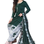 Unstitched printed crepe kurta & patiyala dress material with top, bottom & dupatta