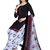 Unstitched printed crepe kurta & patiyala dress material with top, bottom & dupatta