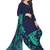 Unstitched printed crepe kurta & patiyala dress material with top, bottom & dupatta