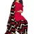 Unstitched printed crepe kurta & patiyala dress material with top, bottom & dupatta