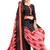 Unstitched printed crepe kurta & patiyala dress material with top, bottom & dupatta