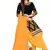 Unstitched printed crepe kurta & patiyala dress material with top, bottom & dupatta