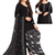 Unstitched printed crepe kurta & patiyala dress material with top, bottom & dupatta