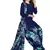 Unstitched printed crepe kurta & patiyala dress material with top, bottom & dupatta