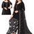 Unstitched printed crepe kurta & patiyala dress material with top, bottom & dupatta