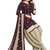 Unstitched printed crepe kurta & patiyala dress material with top, bottom & dupatta