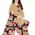 Unstitched printed crepe kurta & patiyala dress material with top, bottom & dupatta