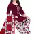 Unstitched printed crepe kurta & patiyala dress material with top, bottom & dupatta