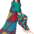 Unstitched printed crepe kurta & patiyala dress material with top, bottom & dupatta