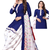 Unstitched printed crepe kurta & patiyala dress material with top, bottom & dupatta