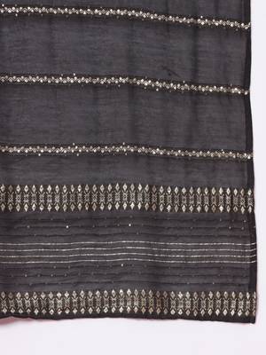   women kurta and trousers pant set cotton blend 4