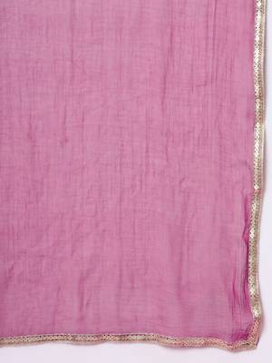  women flared kurta and trousers pant set silk blend 3