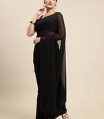 The 1-Minute Saree Luxurious Georgette With Matching Blouse Piece