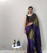 Buy Green Dyed Ready To Wear Saree Unstitched Blouse Piece
