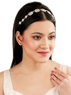 Kundan flower mathapatti sheeshphool 1